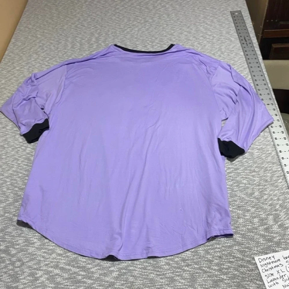 Disney Nightmare Before Christmas purple sleepshirt XL (16-18) MWT. SKU-A543 - Picture 6 of 6